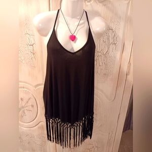 Sexy Crochet and Fringe Top